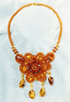 Necklace, beads&amber