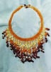 Necklace "Rainbow", beads&amber